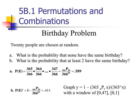 Probability Using Permutations and Combinations .